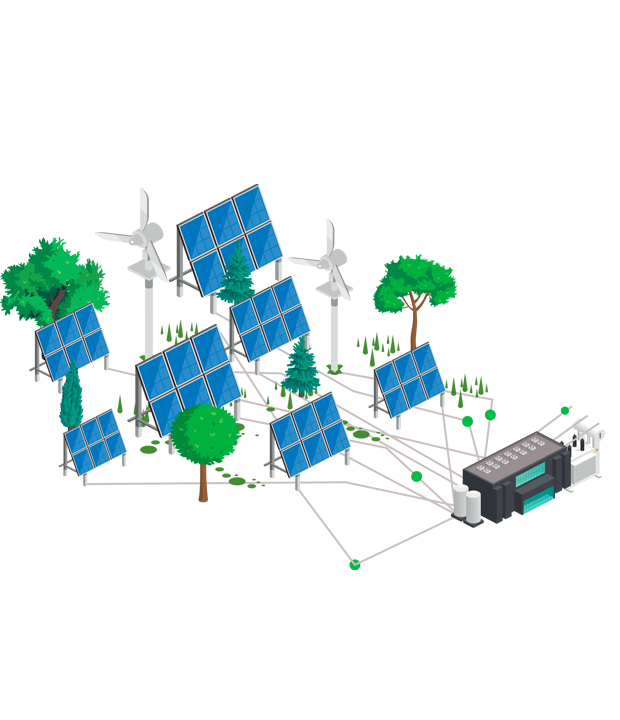 Usinas de fontes renováveis solar ou hídrica